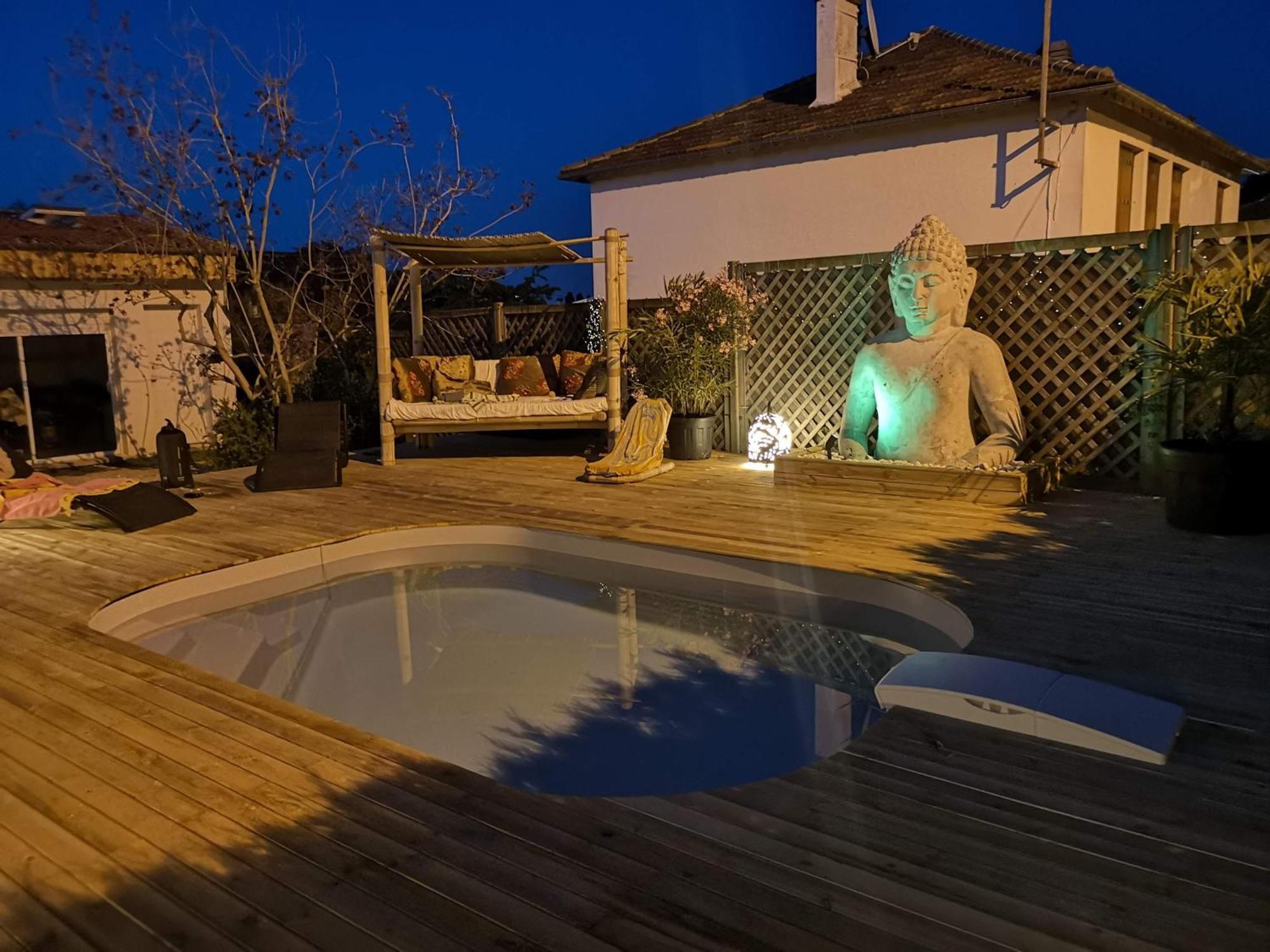 La Serenite Balinaise, Chambre Et Sdb Privee, Jardin , Piscine Et Jacuzzi En Saison, Pres De Chantilly, Parc Asterix Et Cdg Et Paris En 20' Orry-La-Ville Esterno foto