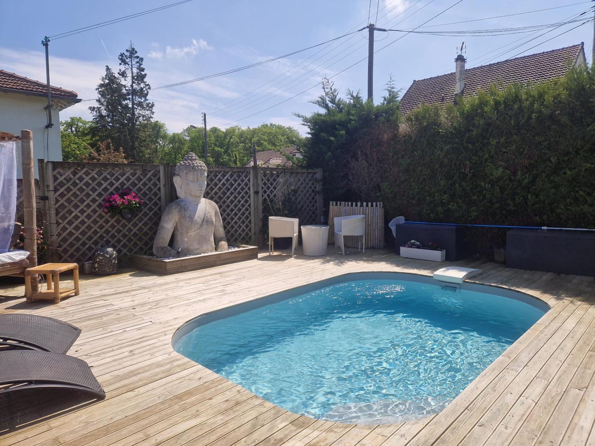 La Serenite Balinaise, Chambre Et Sdb Privee, Jardin , Piscine Et Jacuzzi En Saison, Pres De Chantilly, Parc Asterix Et Cdg Et Paris En 20' Orry-La-Ville Esterno foto
