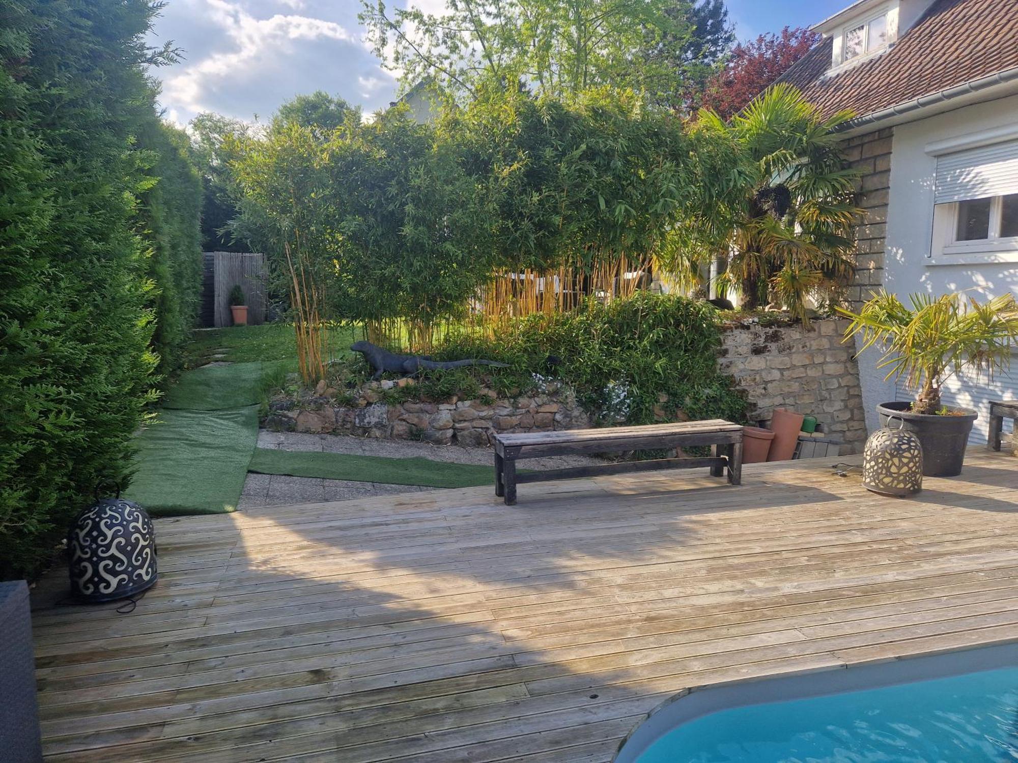 La Serenite Balinaise, Chambre Et Sdb Privee, Jardin , Piscine Et Jacuzzi En Saison, Pres De Chantilly, Parc Asterix Et Cdg Et Paris En 20' Orry-La-Ville Esterno foto